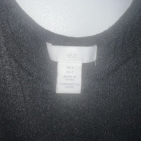 Grey Ribbed Tank Top - Picture 3 of 3